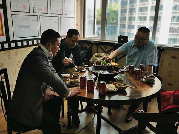 复工大吉 欢迎江苏段总前来考察纸包鱼 咕咕鱼项目